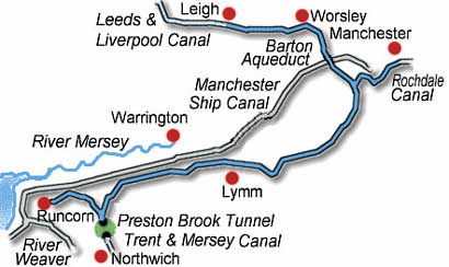 Plan du canal Bridgewater